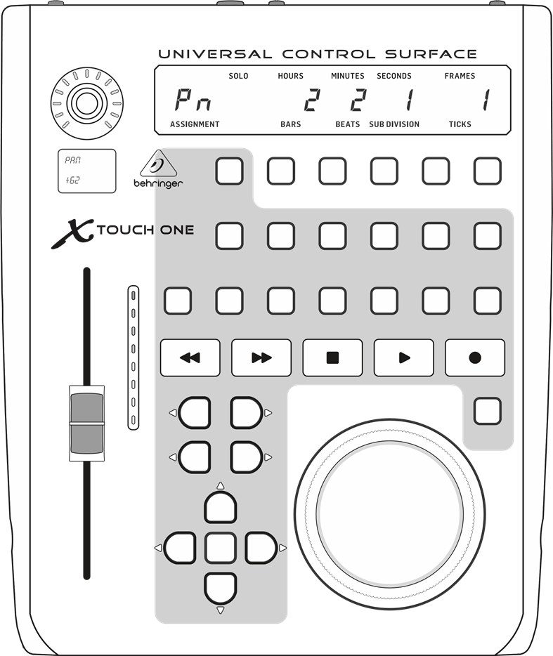 X-TOUCH ONE - MC Gebruikersmodus