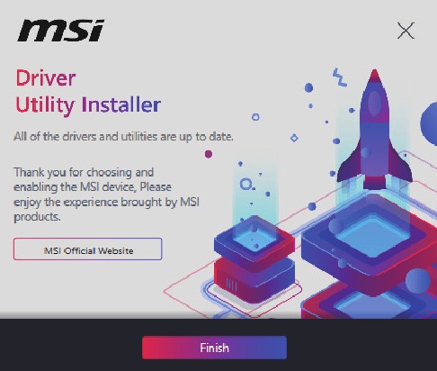MSI Center en drivers installeren