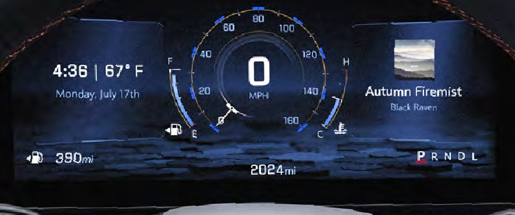 Overzicht digitaal Driver Information Center