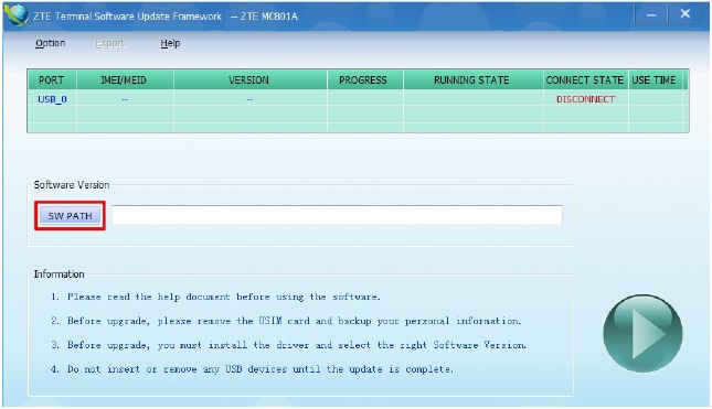 Software downloaden - Stap 1