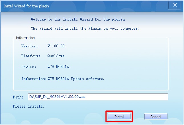 Plug-in installeren - Stap 1