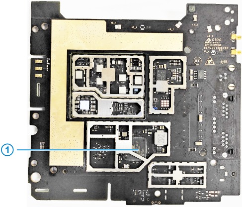 Mainboard onderaanzicht