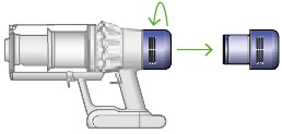 Draai het filter van de machine los