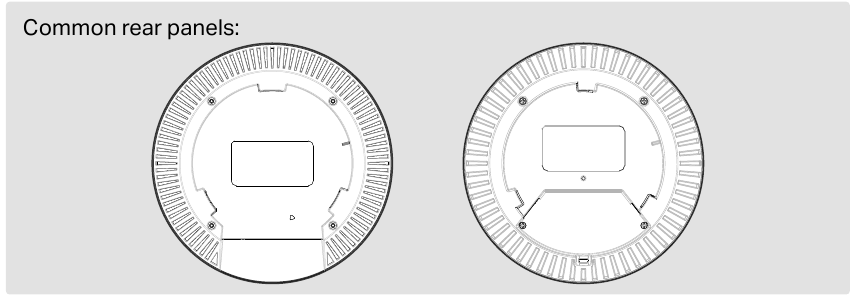 Hardware-overzicht - Achterpaneel