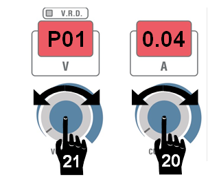 Parameters submenu
