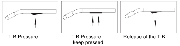 TORCH BUTTON CYCLE selectie - Stap 1