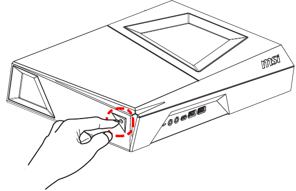 Hardware-installatie - Het systeem inschakelen