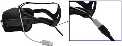 VIRTUAL REALITY HEADSET SETUP - Stap 3