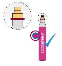 Compatibele SodaStream CO2 Quick Connect cilinder