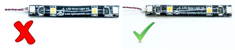 Kabelconnectoren aansluiten op Strip Lights