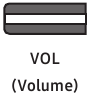 Volume-knop