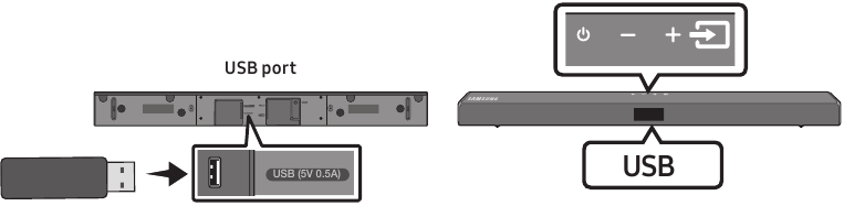 Een USB-opslagapparaat aansluiten