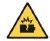 Er bestaat een risico op explosie als de batterij wordt vervangen door een verkeerd type. Gebruikte batterijen op de juiste manier afvoeren.
