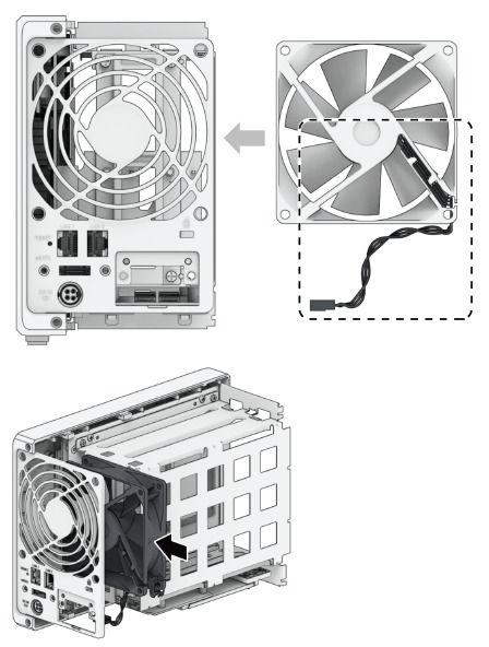 Een nieuwe ventilator installeren - Stap 1