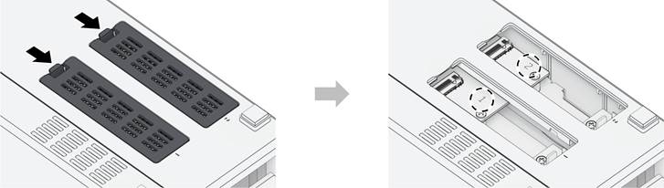 Om een M.2 NVMe SSD-module te installeren - Stap 1