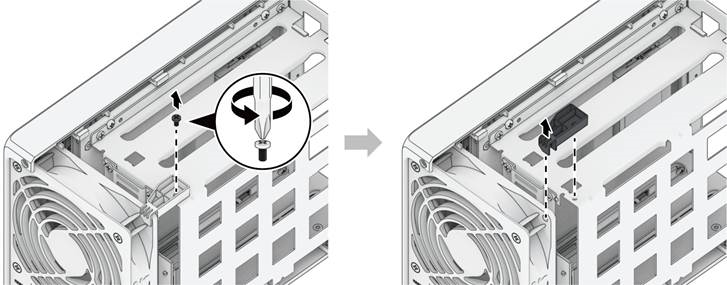 De defecte ventilator verwijderen - Stap 4