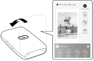 App-modus wijzigen wanneer het bovenste scherm is geselecteerd