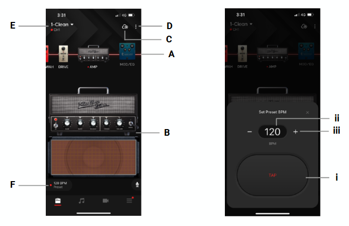 Effecten en presets aanpassen