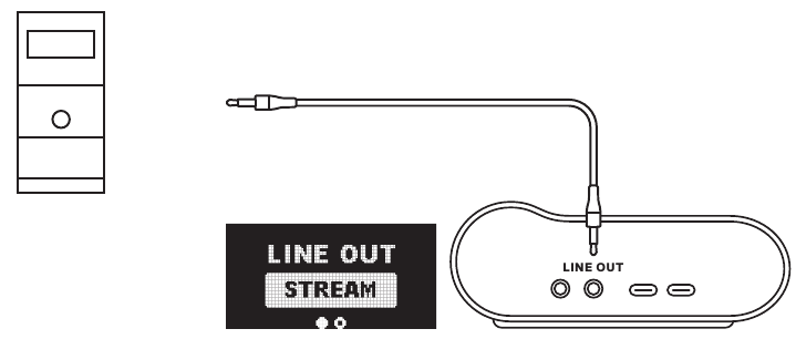 AUDIO-UITVOERINSTELLINGEN - STREAM