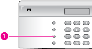 Snelle installatie - Stap 8 - Druk op Access Cartridge key