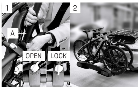 Ratels voor overzicht van spanpunten op de fiets - Stap 6