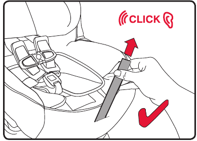 Click & Safe Snug Harnas Indicator