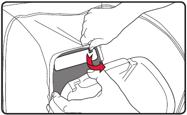 Zitbekleding - De bekleding verwijderen - Stap 11