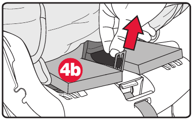 Zitbekleding - De bekleding verwijderen - Stap 4