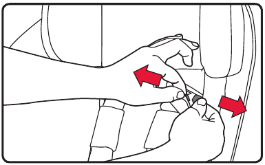 Zitbekleding - De bekleding verwijderen - Stap 8