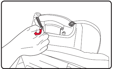 Zitbekleding - De bekleding verwijderen - Stap 9