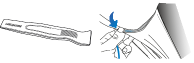 De kabel verbergen