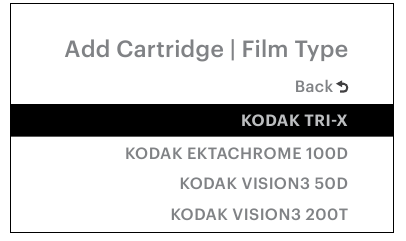 Cassette maken en filmtype instellen - Deel 2