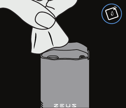 HET PRODUCT REINIGEN - Stap 2