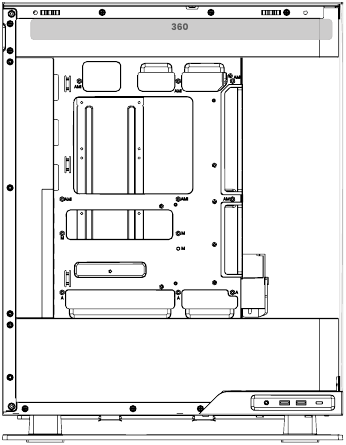 VENTILATOR- & RADIATOR-ONDERSTEUNING - RADIATEUR