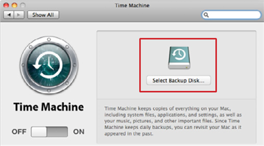 Gebruiken op een Mac - Gebruiken met Time Machine - Stap 2