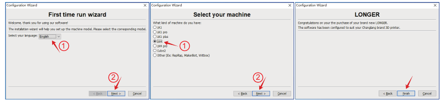 SOFTWARE-INSTELLING