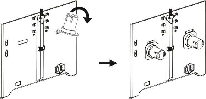 Filamentgeleidingsbuis en filament installeren - Stap 2