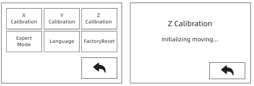 Z-askalibratie - Stap 2