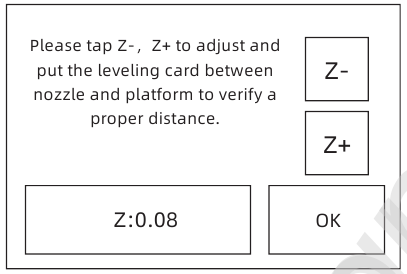 Z-askalibratie - Stap 3