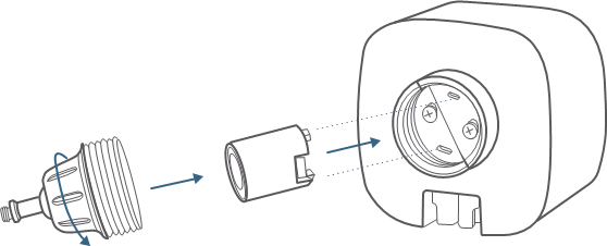 De camera met het zonnepaneel bevestigd bevestigen - Stap 2
