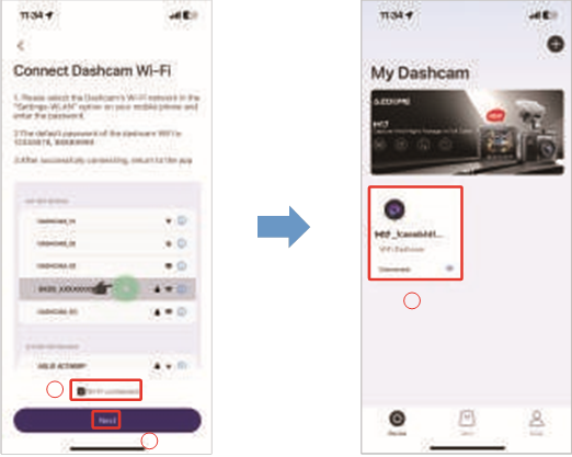 Realtime video bekijken met uw smartphone - Stap 3