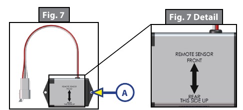 Achterste sensor - Stap 1