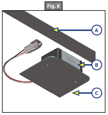 Achterste sensor - Stap 2