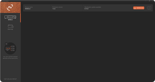 FIRMWARE-UPDATE - Stap 1