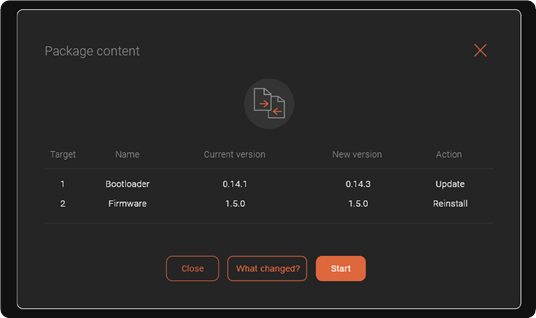 FIRMWARE-UPDATE - Stap 2