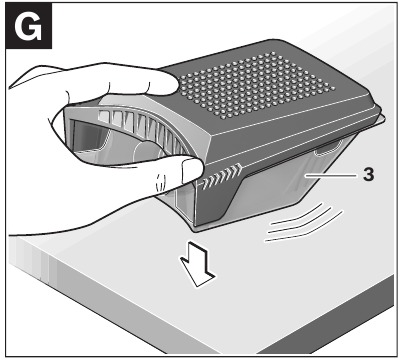 Stof-/spanenafzuiging - Stap 3