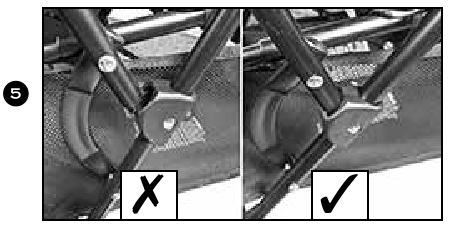 Kinderwagen openen - Stap 2