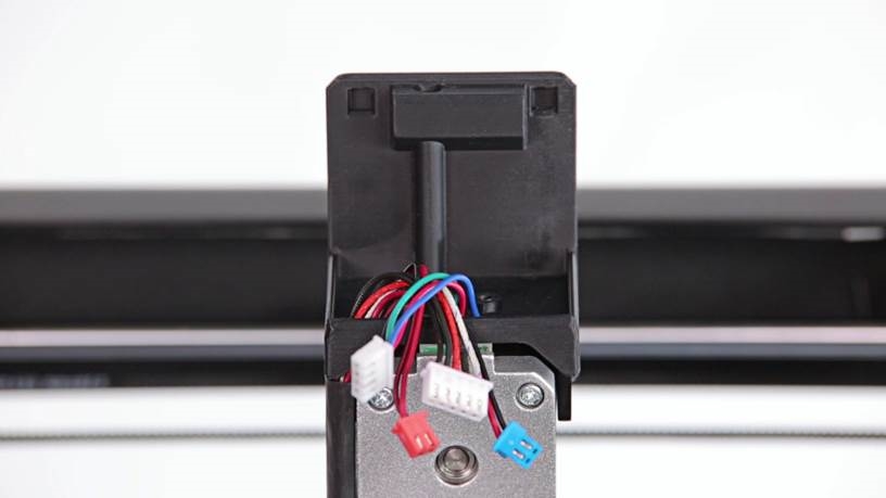 Verwijdering van de onderste geprinte extruder cover