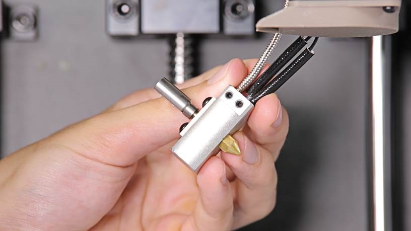 Verwijdering van verwarming en thermokoppel (van de Hotend)