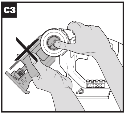 Aanpassing van de werkmodus - Stap 5